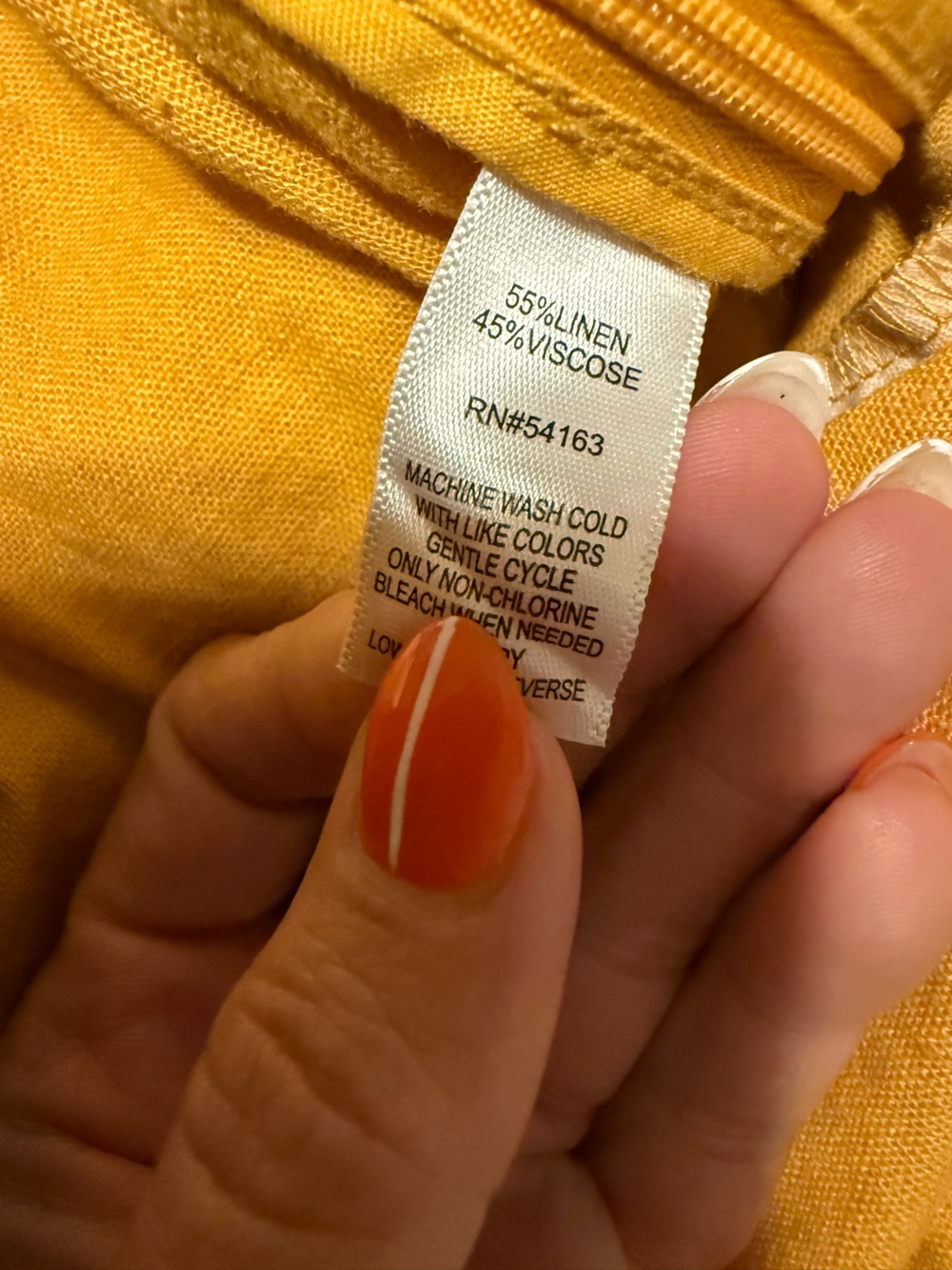 Marc New York Mustard Yellow Midi Skirt with Side Buttons - Picture 5 of 6